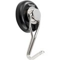 Global Industrial Neodymium Swiveling Magnetic Hook, Black Powdered Coat, 65 Lbs. Pull, 6PK 320755